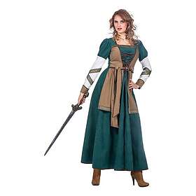 Kvinnlig Viking Krigare Maskeraddräkt 40