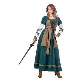 Kvinnlig Viking Krigare Maskeraddräkt 36