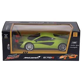 Koolspeed McLaren 570S Radiostyrd bil med neongrönt ljus 19 cm