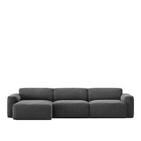 NO GA Brick 3-Seater Chaise Lounge Left