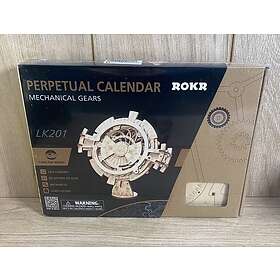 Robotime calendrier perpétuel kit modèle 17,5 cm en bois 26 pièces