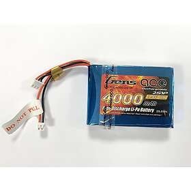 Gens Ace &Tattu 4000mAh 7,4V 1C LiPo battery