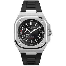 Bell & Ross BRX5R-BL-ST/SRB BR-X5 Svart/Gummi Ø41 mm