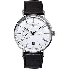 Zeppelin 71041 Rome Vit/Läder Ø41 mm