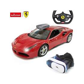 Rastar Ferrari 488 Gtb Fjärrstyrd Bil Med Vr-Glasögon Och Kamera 1:14