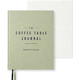 Adlibris Coffe Table Journal Clean 25,5 x 20 cm Green Leaf 256 sidor Paperstyle