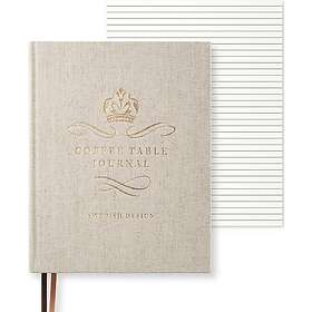 Adlibris Coffe Table Journal Royal 25,5 x 20 cm Rough Linen 256 sidor Paperstyle