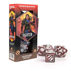 Adventure Dungeons & Dragons: Dice Set Fighter Red