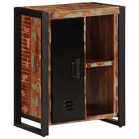 vidaXL Skänk flerfärgad 55x35x70 cm massivt återvunnet trä