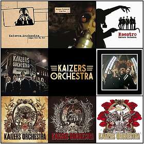 Kaizers Orchestra 7 Album Signert Bilde i Ramme