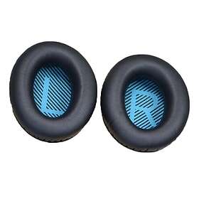 BOSE QC2/QC15/AE2/QC25/QC35 Öronkuddar till hörlurar, ersättning, 1 par Svart, Blå