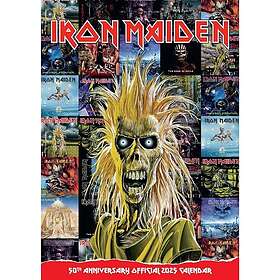 Official Iron Maiden A3 Calendar 2025