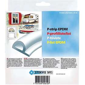 Stokvis P-list EPDM 9mm x 5,5mm 6m  