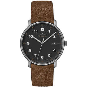 Junghans 27/2002.00 Titan Svart/Läder Ø40 mm