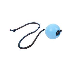 ProDog Mjuk Gummiboll med Rep 60 cm (Turkos)