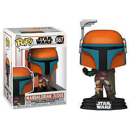 Funko Pop! Disney Star Wars: The Mandalorian Mandalorian Judge #667 Bobble-head 