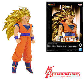 Banpresto Statuina Goku Super Saiyan - Dragon Ball Z, Collezione Ufficiale In Plastica Rigida, Altezza 17cm