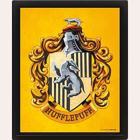 Harry Potter (Colourful Crest Hufflepuff) 3D Lenticular Poster (Framed) (häftad, eng)