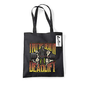 Letter Shoppe (I Put The Dead In Deadlift) Black Tote Bag (häftad, eng)