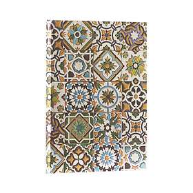 Porto (Portuguese Tiles) Midi Lined Hardback Journal (Elastic Band Closure) (inb