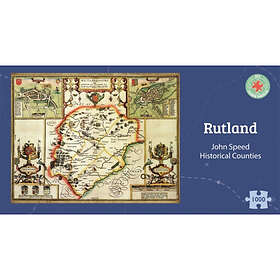Rutland Historisk karta från 1610 1000 Bitar