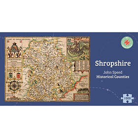 Shropshire Historisk Karta 1000 Bitar