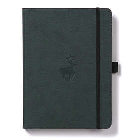 Dingbats A4+ Wildlife Green Deer Notebook Dotted (häftad, eng)
