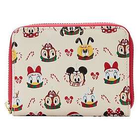 Loungefly Disney Mickey And Minnie Hot Cocoa Mugs Aop Zip Around Wallet (wdwa2354)