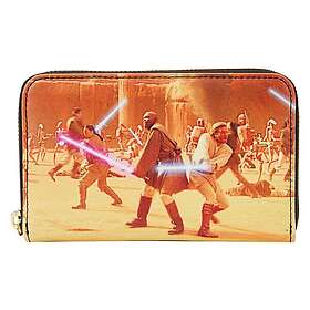 Loungefly Disney Star Wars Episode Two Attack Of The Clones Scene Zip Around Wal