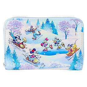 Loungefly Disney: Mickey Friends Winter Wonderland Zip Around Wallet (wdwa3158)