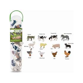 Collecta Box Of Mini Farm Animals In Tube Toy