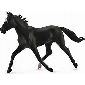 Collecta Figure Horse Standardbred Pacer Stallin- Black