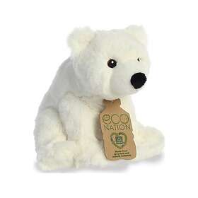 Aurora Eco Nation Plush Polar Bear, 24 Cm