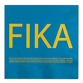 Citronelles Fika Servett Engelsk Text 33x33 cm 25-pack