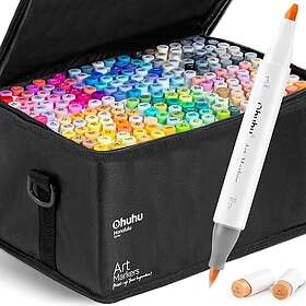 Ohuhu Honolulu 216 Colors Dual Tips Alcohol Art Markers