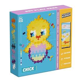 Plus Plus - Puzzle By Numbers Chick 250 Delar