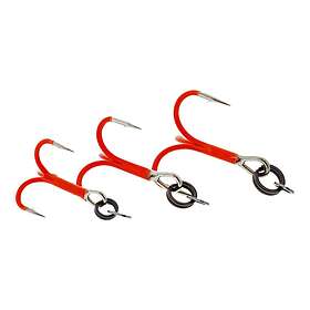 Westin Fishing Rigged Seatrout Treble Hooks Uv Orange #6 (4-pack)