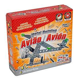 Science4you Avion de construction métallique Science et jouet STEM éducatif 4831