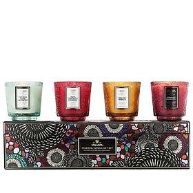 Voluspa Giftset 4 Petite Pedestal Candle Japonica 2024