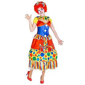 TecTake Maskeraddräkt Dam Clown Fridolina