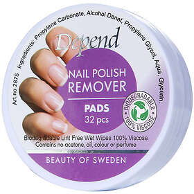 Depend Nail Polish Remover Pads 32 pcs