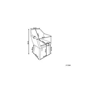 Yorkville Stol Grå 81052