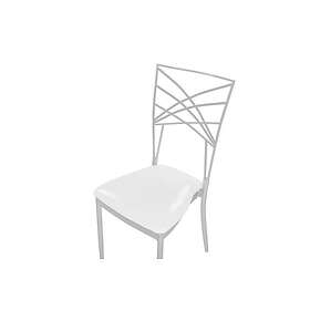 Ganes Stol 2-pack Silver/Konstläder 225525