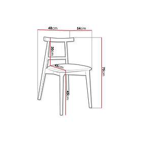 Freewill Matstol Grön/Svart