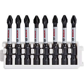 Bosch Impact control power bit, pakke med 8 deler, 8xpz2