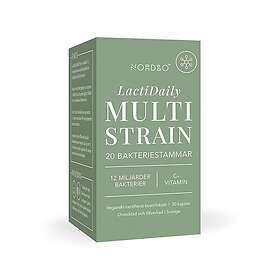 Nordbo LactiDaily Multi Strain 20 stammar 30 kapslar