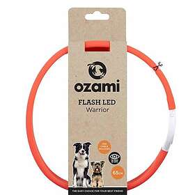 Ozami Halsband Flash Warrior LED Röd 65 cm