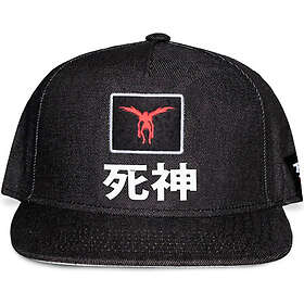 Denim Death Note Snapback Cap