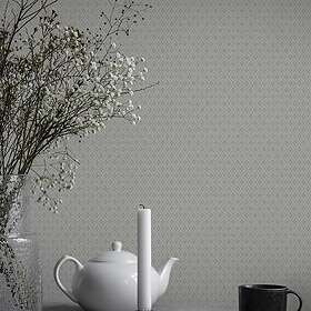 Duro Tapet Lillstjärna Vit/grön 680-10