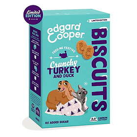 Edgard & Cooper Festive Biscuits Hundkex Anka & Kalkon 400g